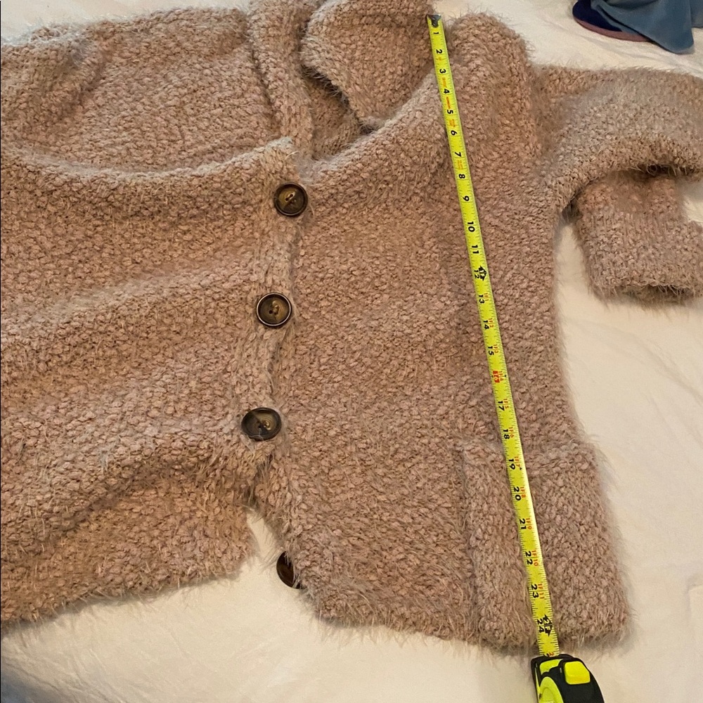 POL Cozy Tan Hooded Sweater - Picture 6 of 6